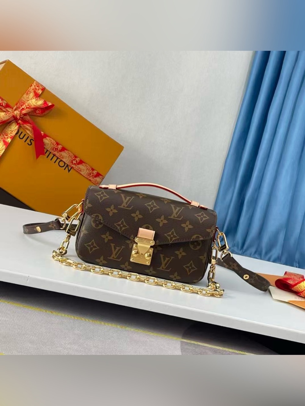 Elegant Louis Vuitton Monogram Crossbody Bag